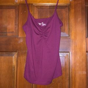 Burgundy tank top